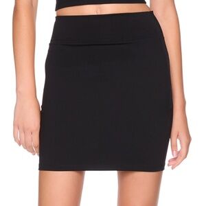 Susana Monaco Mini Skirt in Black, Size S